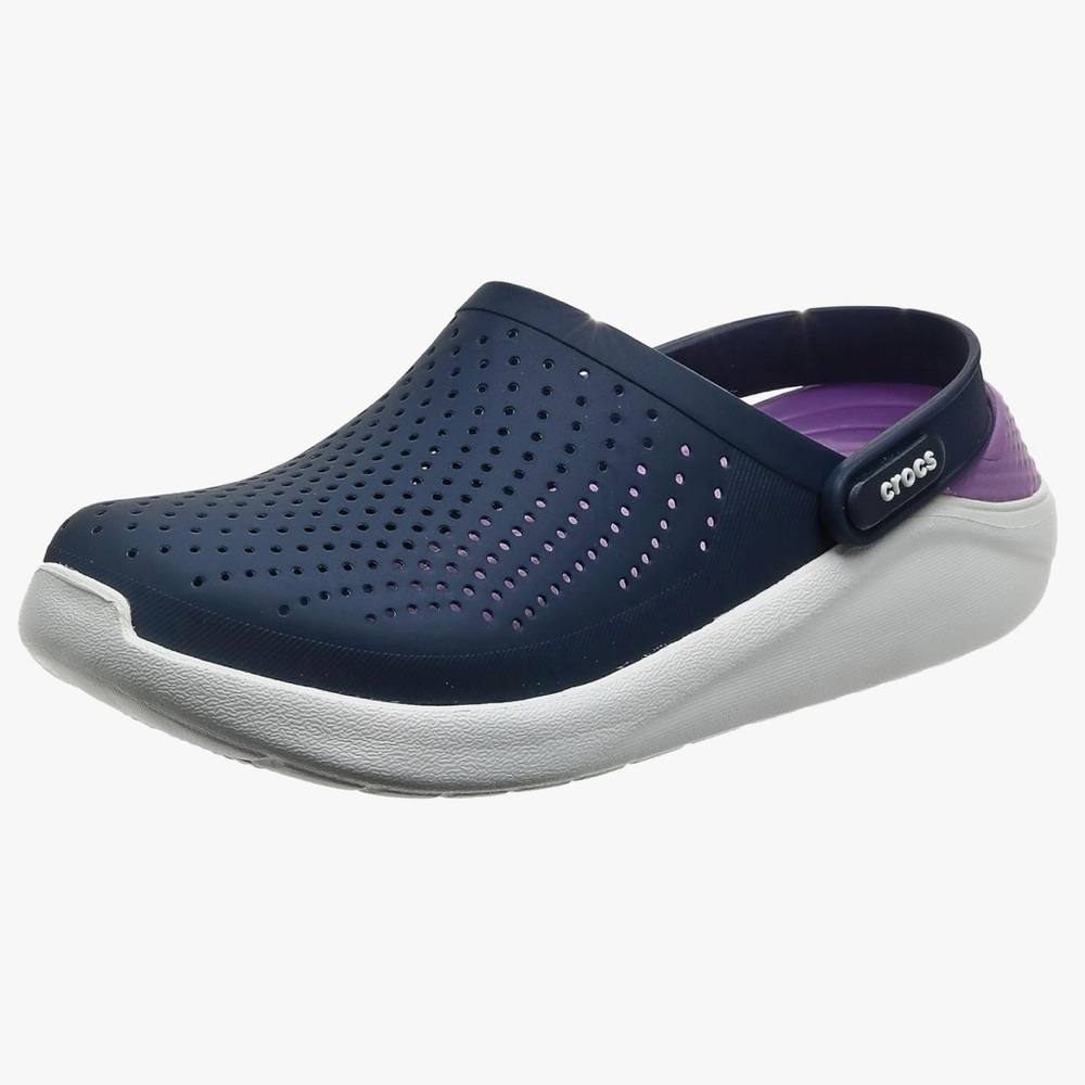 Crocs Literide Clogs M6 W8 navy orchid